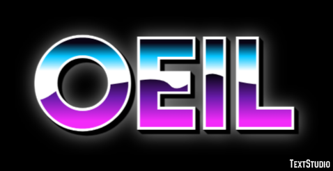 Oeil Effet de texte