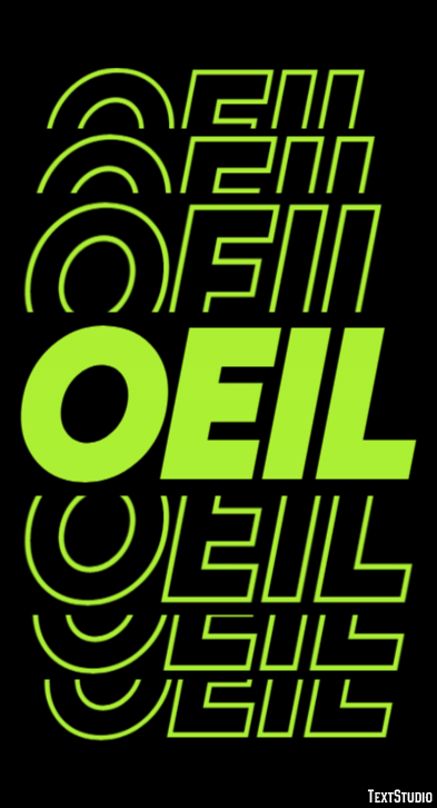 Oeil Effet de texte