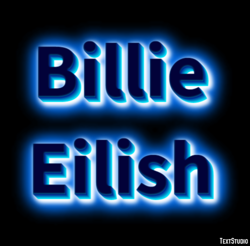 Billie Eilish Tekst Effect