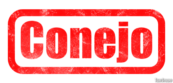 Conejo Effetto testo