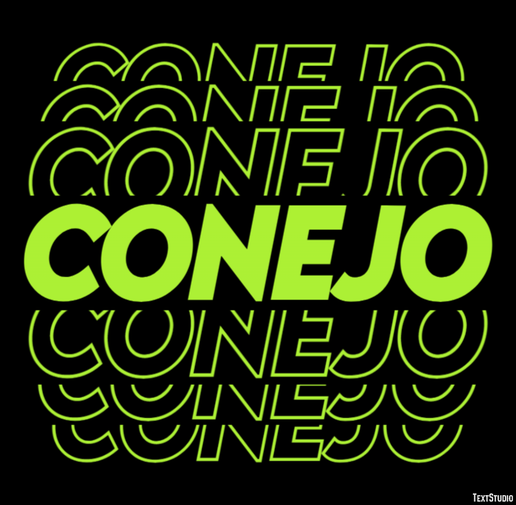 Conejo Effetto testo