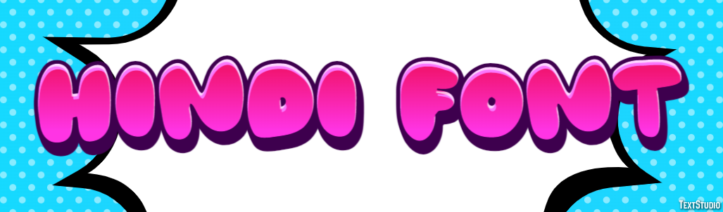 Hindi Font Text Effect