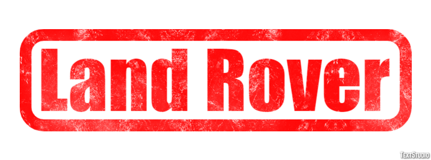 Land Rover Эффект текста