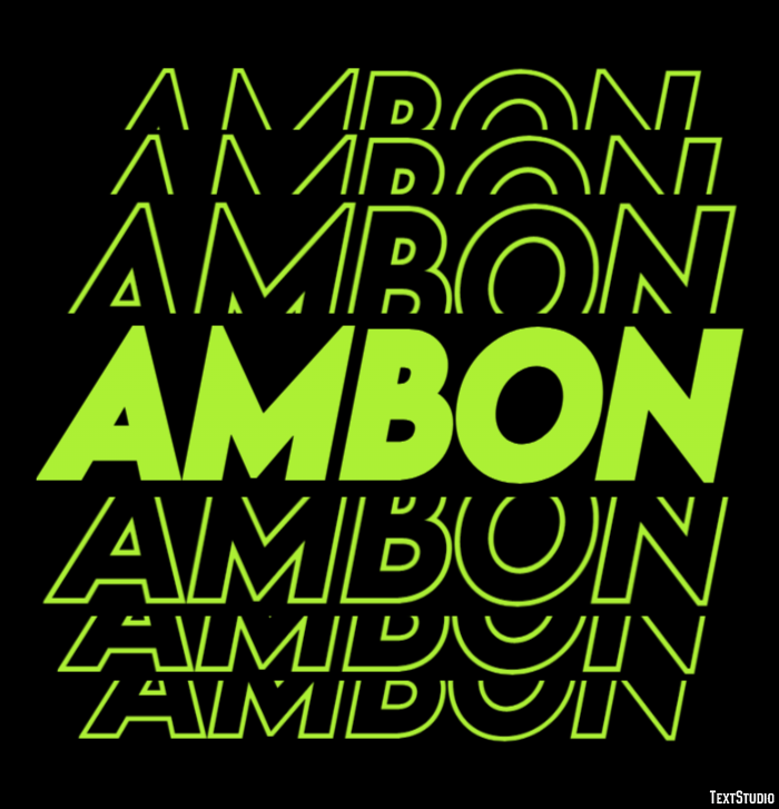 Ambon Text Effect