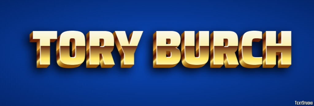 Tory Burch Efekt tekstowy