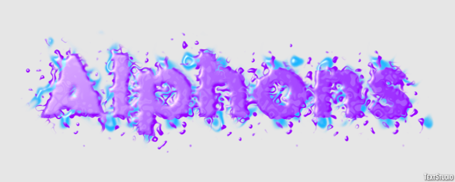 Alphons Text effect
