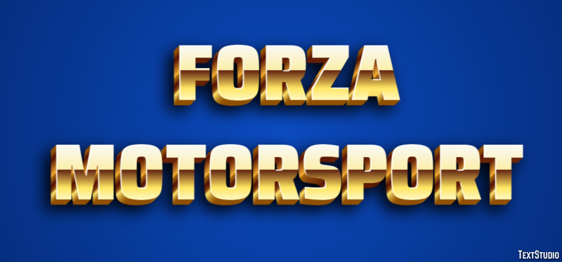 Forza Motorsport Efekt tekstowy