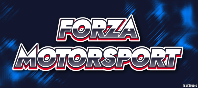 Forza Motorsport Effetto testo