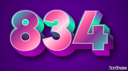 834 Text Effect