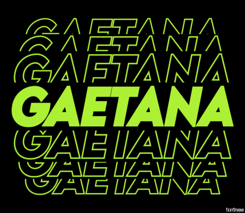 Gaetana Effetto testo