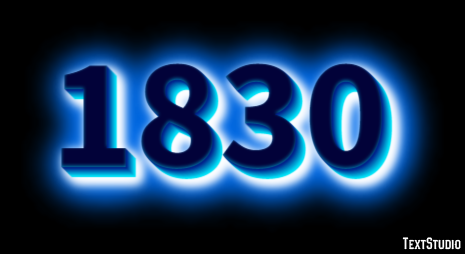 1830 Texteffekt
