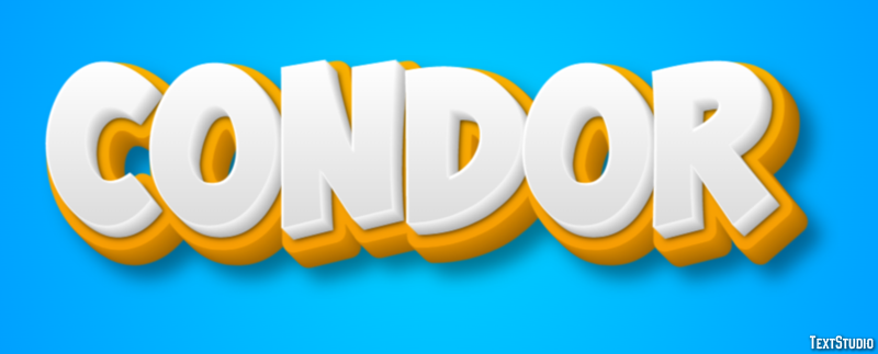Cóndor テキスト効果