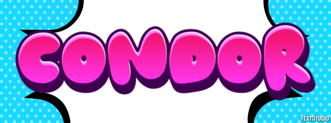 Cóndor Efecto de texto