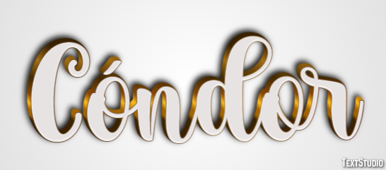 Cóndor Efecto de texto