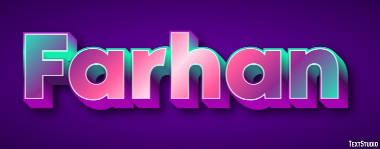 Farhan Text effect