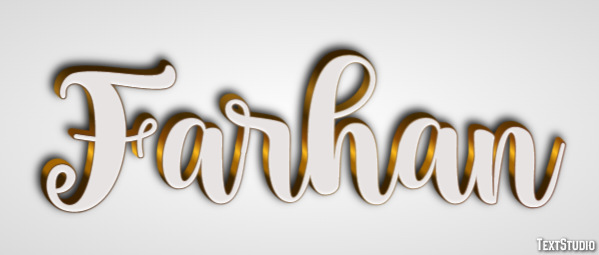 Farhan Text Effect