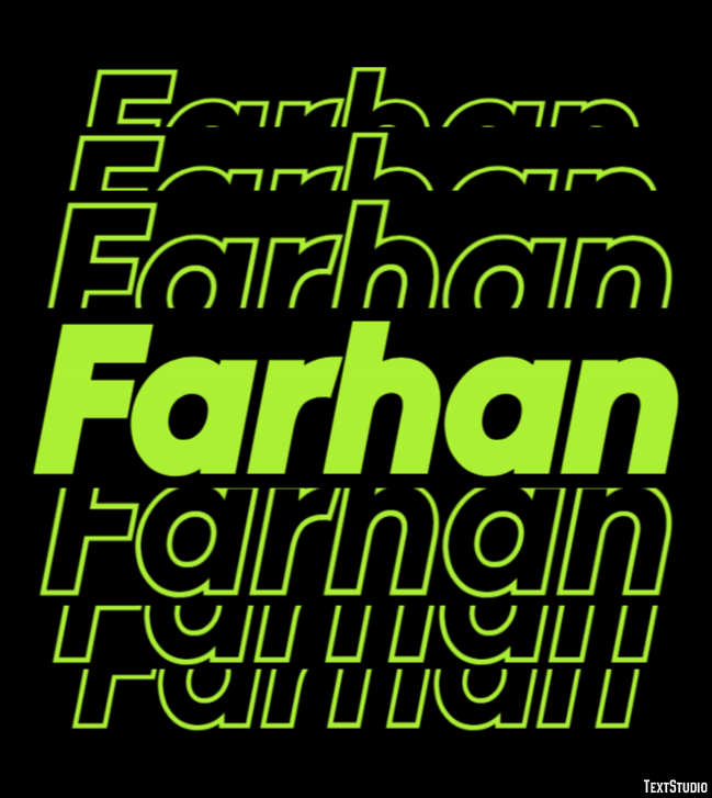 Farhan Text Effect