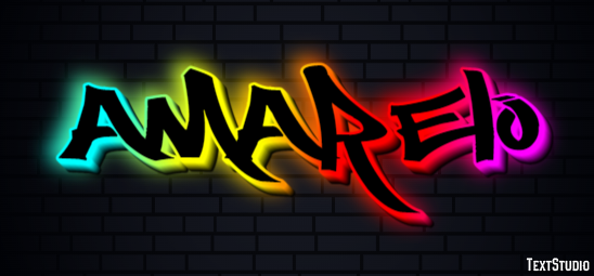 Amarelo テキスト効果