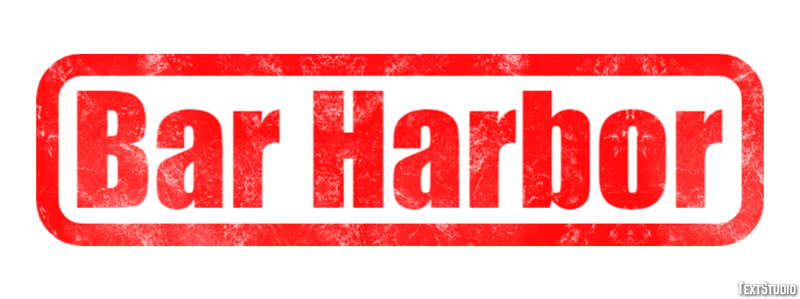 Bar Harbor Effet de texte