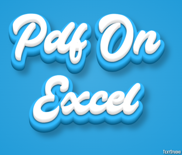 Pdf On Excel Эффект текста