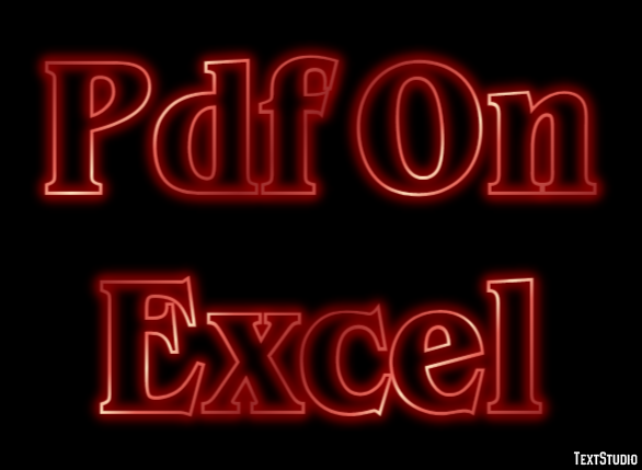 Pdf On Excel テキスト効果