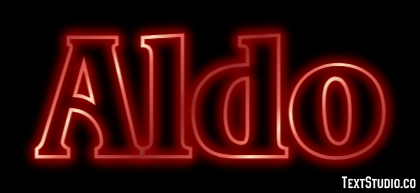Aldo Text effect
