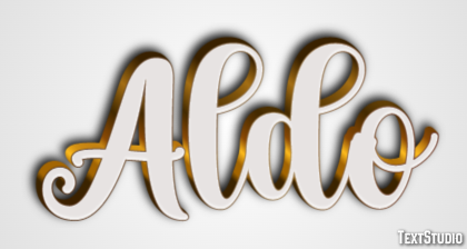 Aldo Text effect