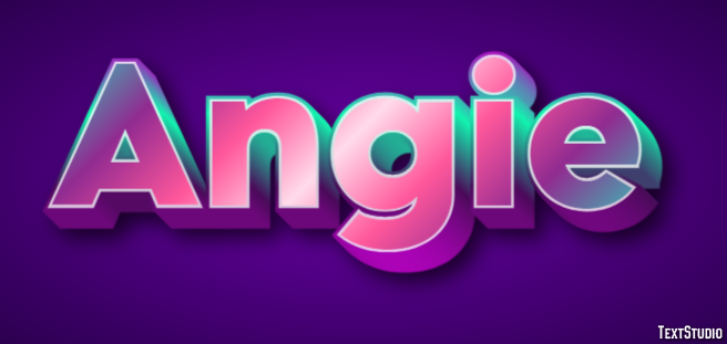 Angie Effet de Texte