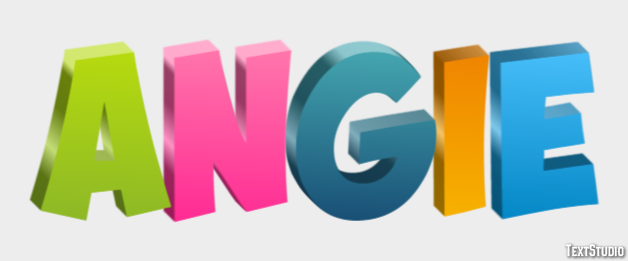Angie Effet de Texte