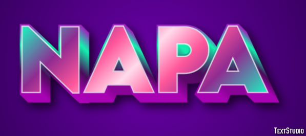 Napa Efekt tekstowy