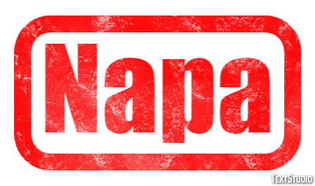 Napa Efeito de texto