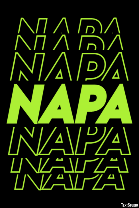 Napa Efekt tekstowy