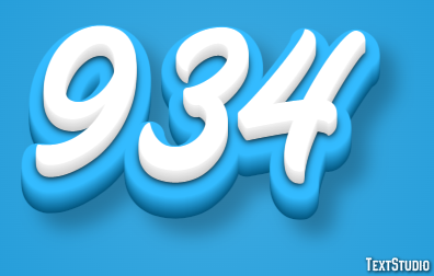 934 Text Effect
