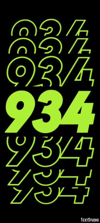 934 Text Effect