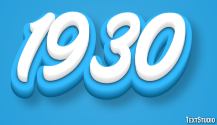 1930 Text Effect