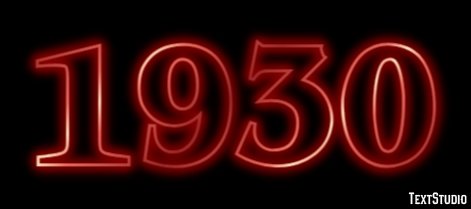 1930 Text Effect