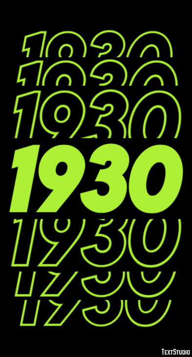 1930 Text Effect