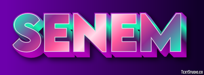 Senem Texteffekt