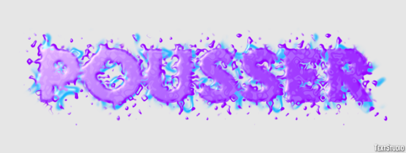 Pousser Effet de Texte