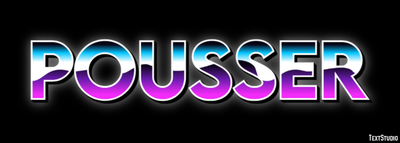 Pousser Effet de texte