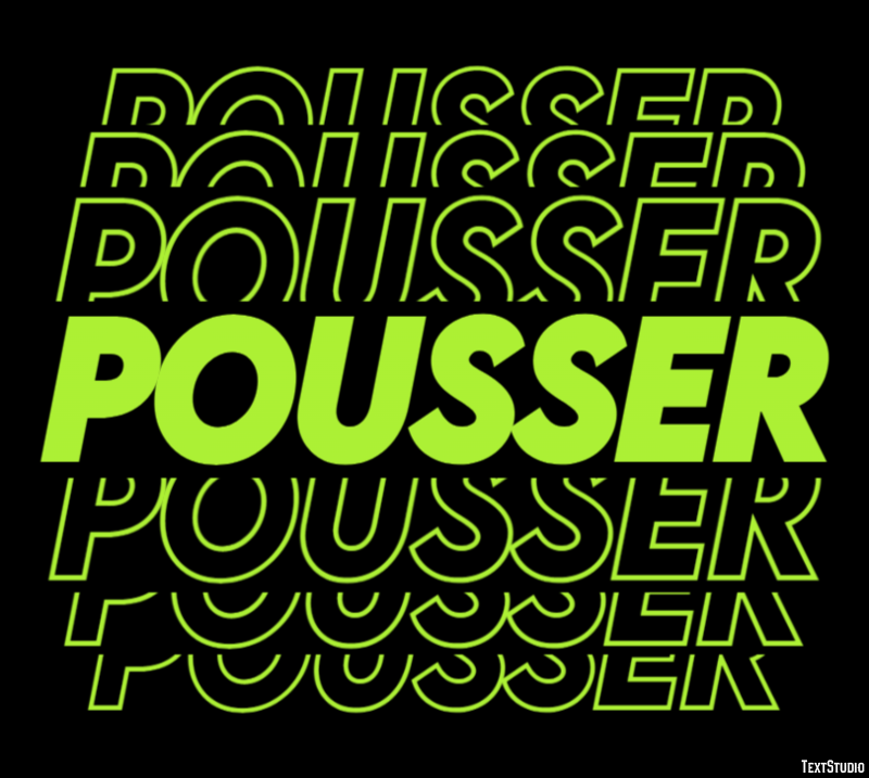 Pousser Effet de Texte