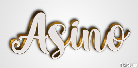 Asino Текстовый эффект