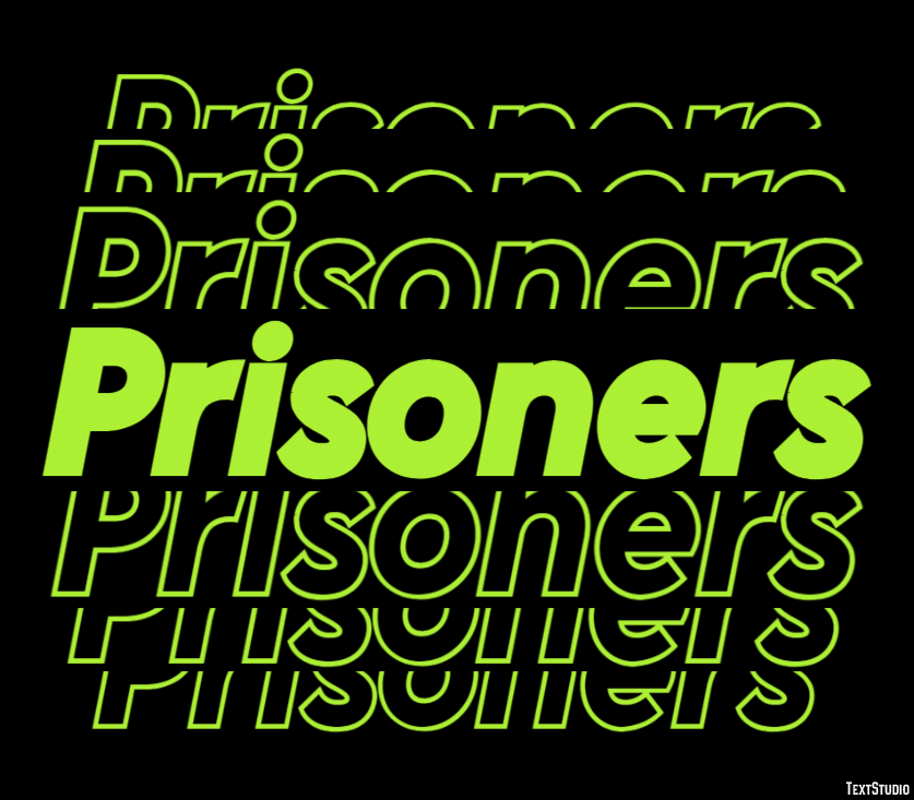 Prisoners Text Effect