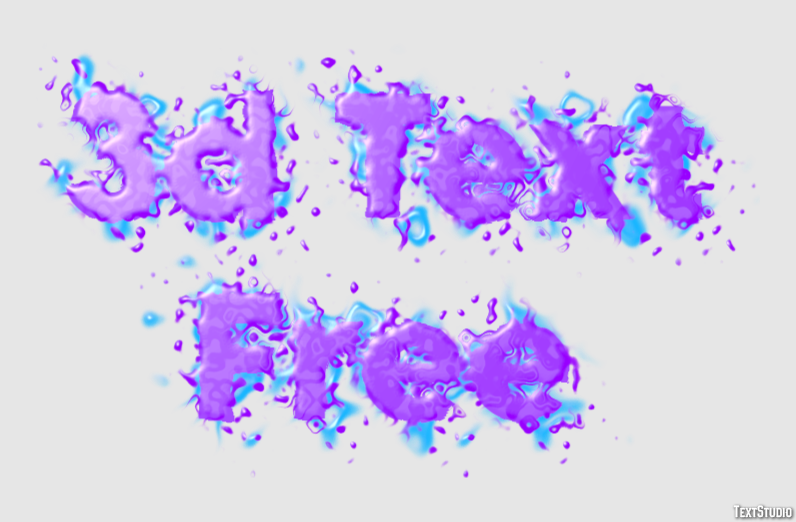3d Text Free Text Effect