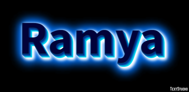 Ramya Text effect