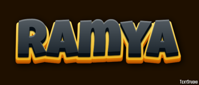 Ramya Text effect