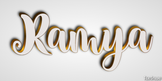 Ramya Text effect