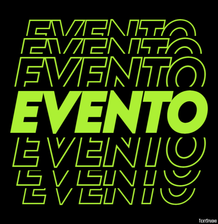 Evento テキスト効果