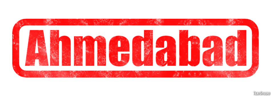 Ahmedabad Effetto testo