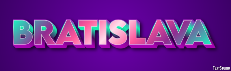 Bratislava Efekt tekstowy